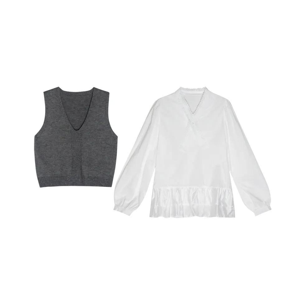 WU77 Серый Женские Повседневные Костюмы