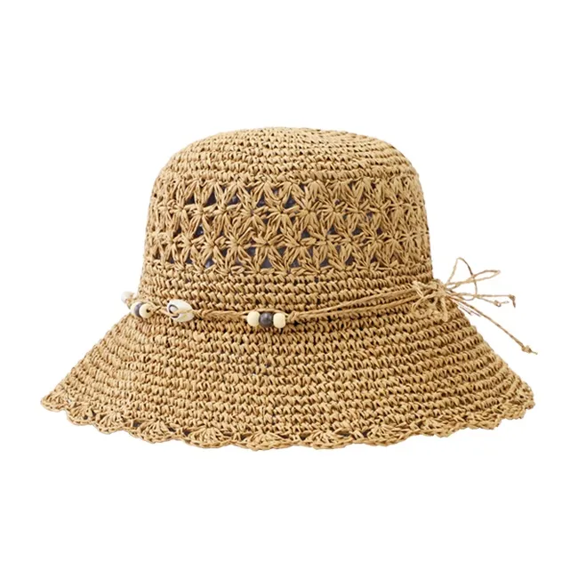 ELLE Целлюлозные материалы головные уборы с защитой от солнца женские