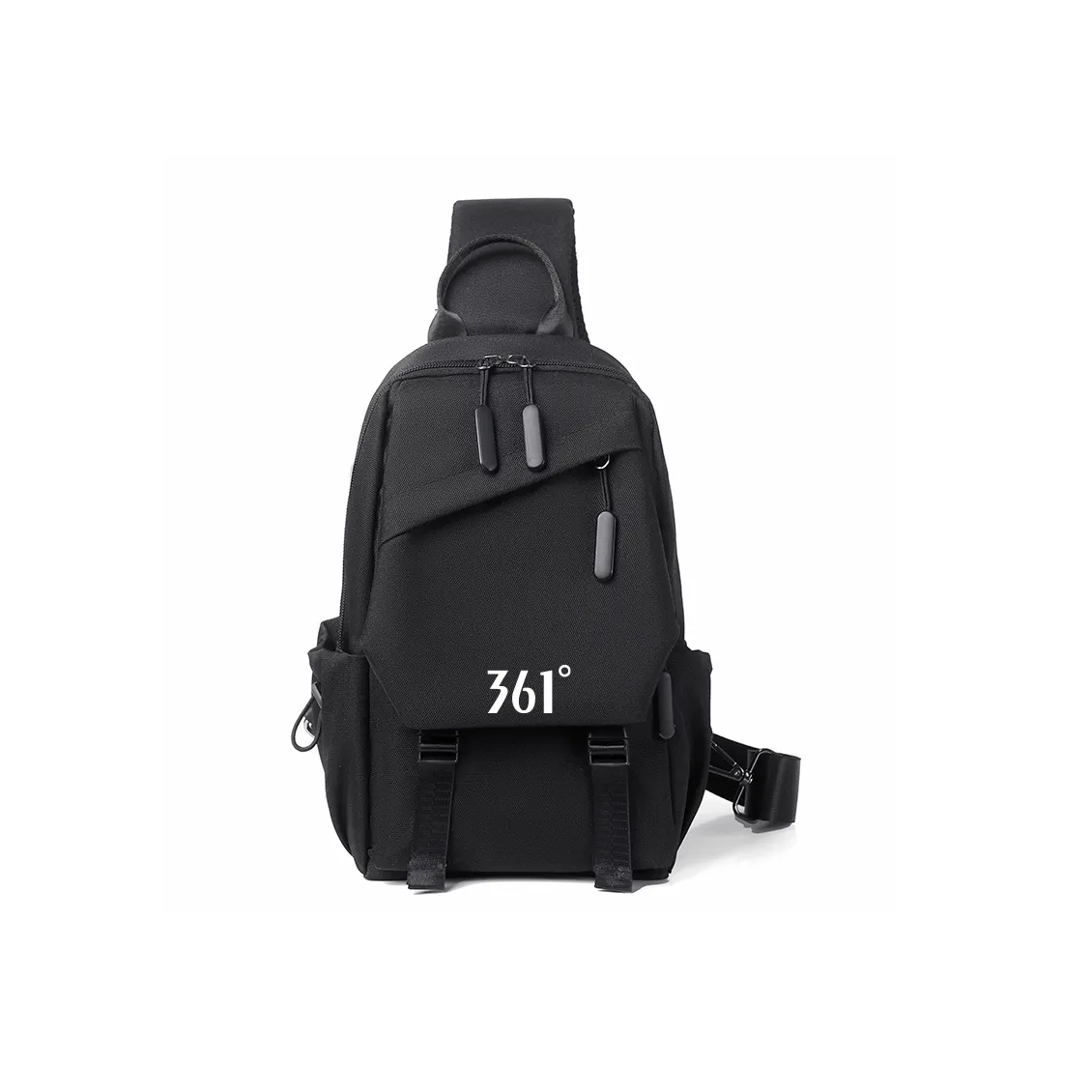 361° Износостойкая ткань Сумка через плечо Унисекс Черный