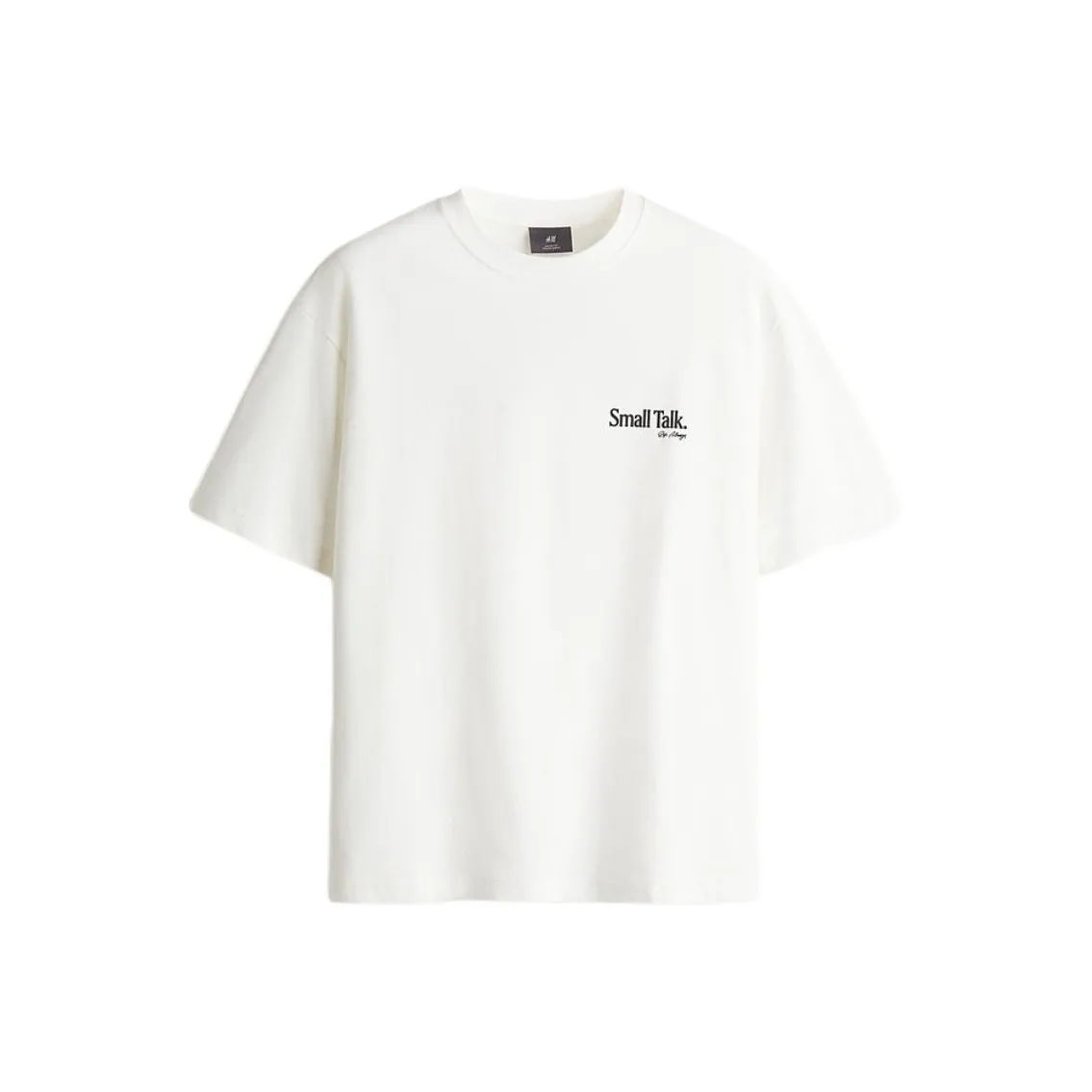 H&M Белые Мужские T-рубашки