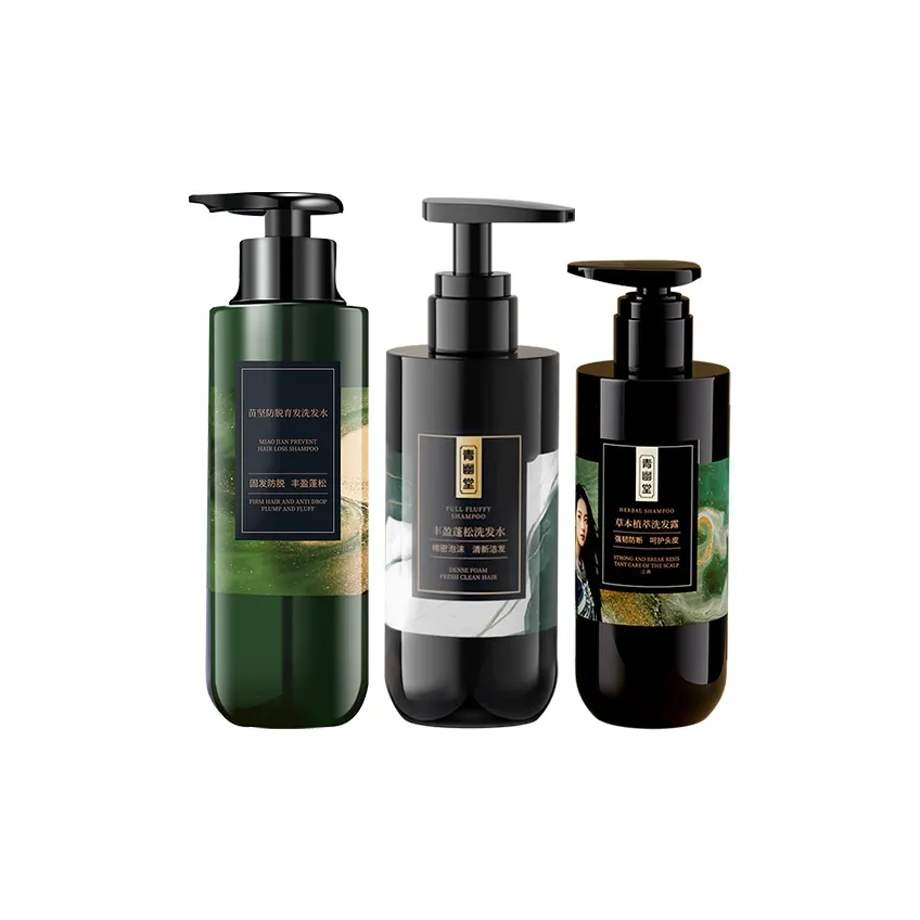 Qing You Tang Против выпадения волос + Травяной + Oil Control 300 мл Шампунь Глубокая очистка