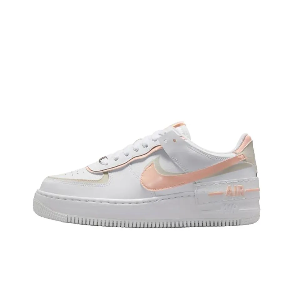 Nike Air Force 1 Shadow Устойчивые к истиранию Низкие Кроссовки для скейтбординга Женские Белые
