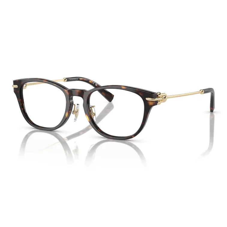 TIFFANY CO. Пластина And Металл Квадрат Оправы для очков Женские Черепаховый