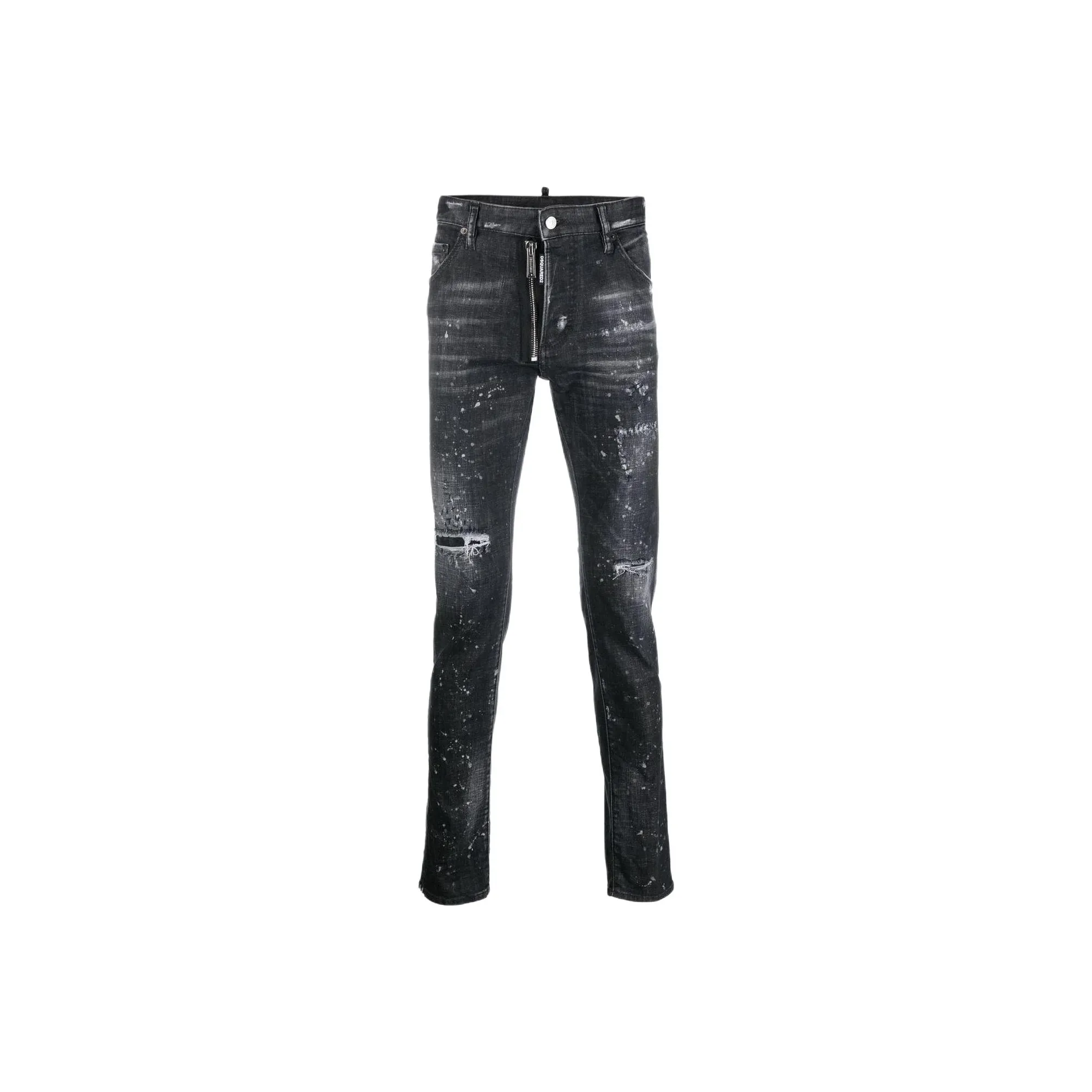 DSQUARED 2 Skater Rhinestone-embellished Skinny Jeans