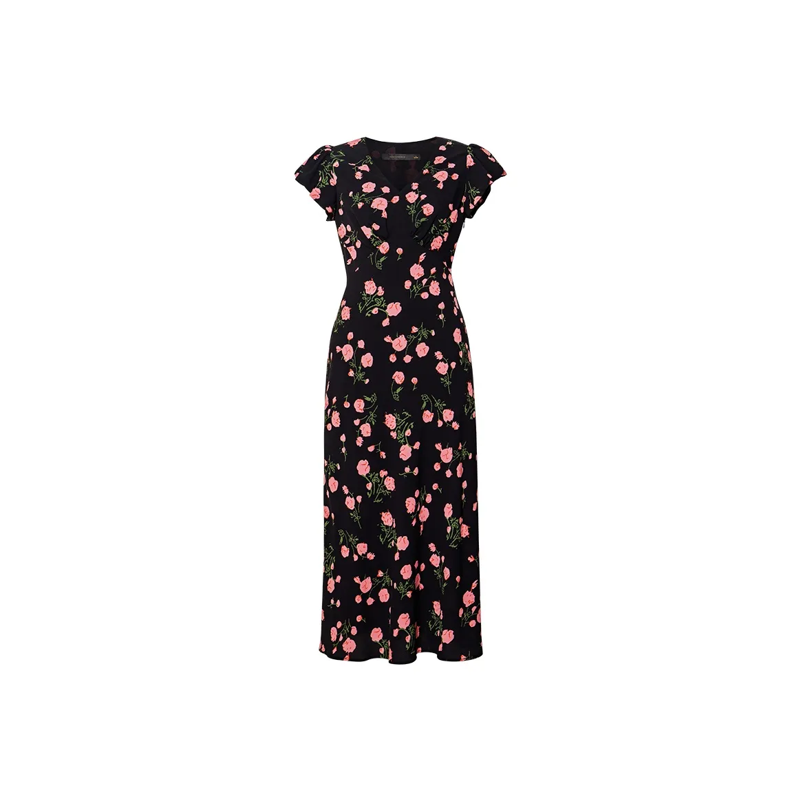 ROEYSHOUSE Короткое платье с короткими рукавами женское