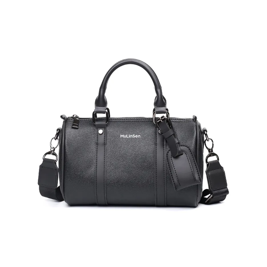 Mulinsen PU (полиуретан) Одно плечо Сумка Унисекс Черный