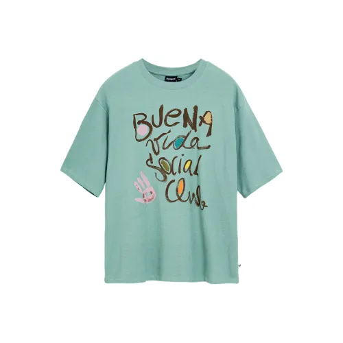 Desigual Мужские рубашки озера-голубого цвета