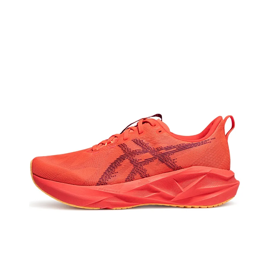 ASICS NOVABLAST 5 Low Топ FF Blast Max Бег на длинные дистанции Обувь Мужская Красный Фиолетовый