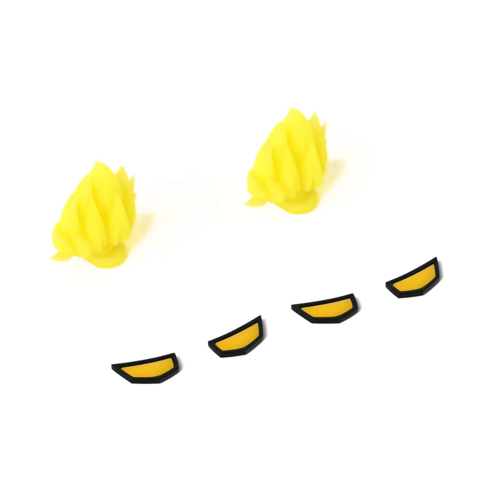 HelloSlippers Shark Accessories Sharkicks Accessories ПВХ Ночной свет Украшения для обуви Унисекс