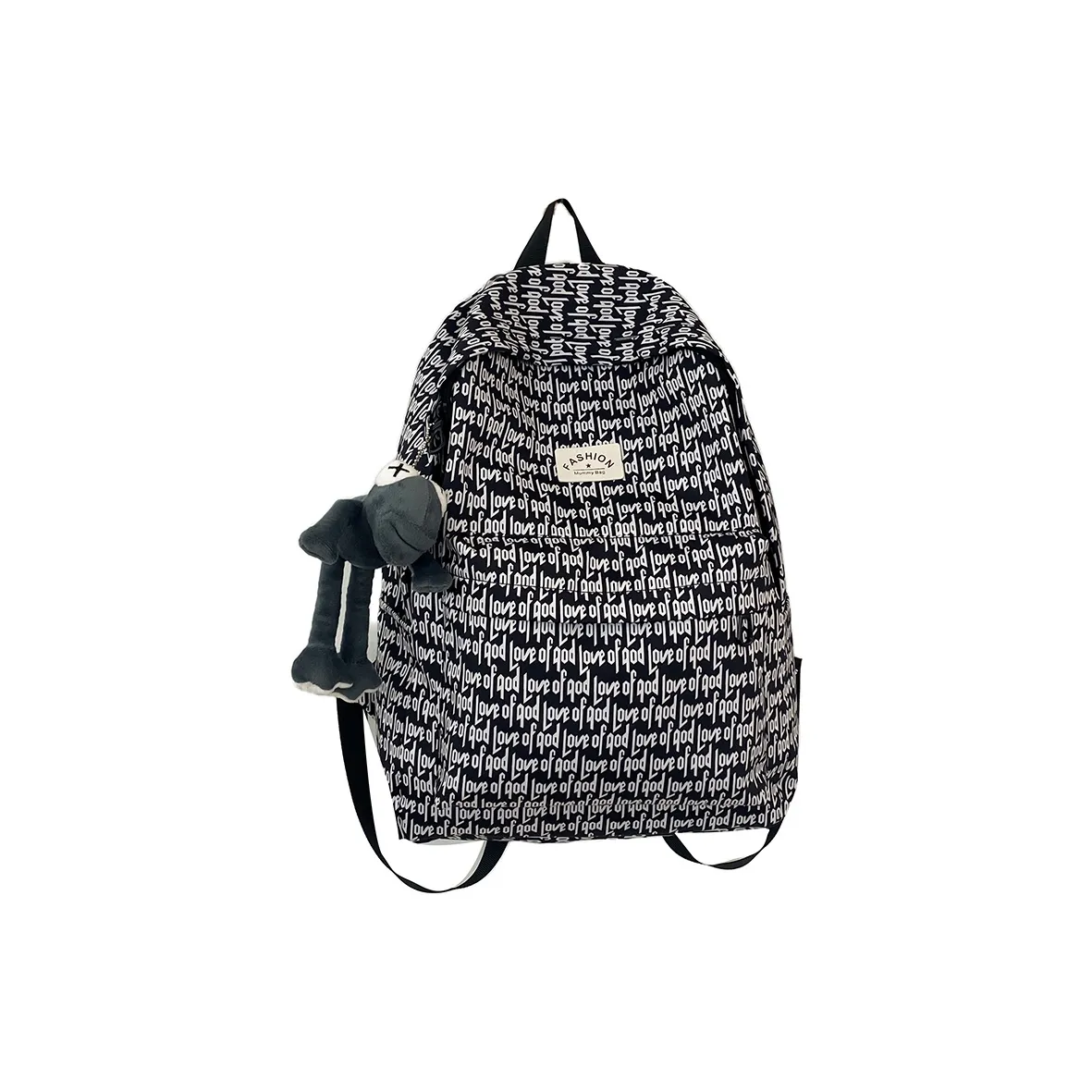 Gerlanx Nylon Backpack Medium Unisex Black Gerlanx Нейлон Рюкзак Средний Унисекс Черный