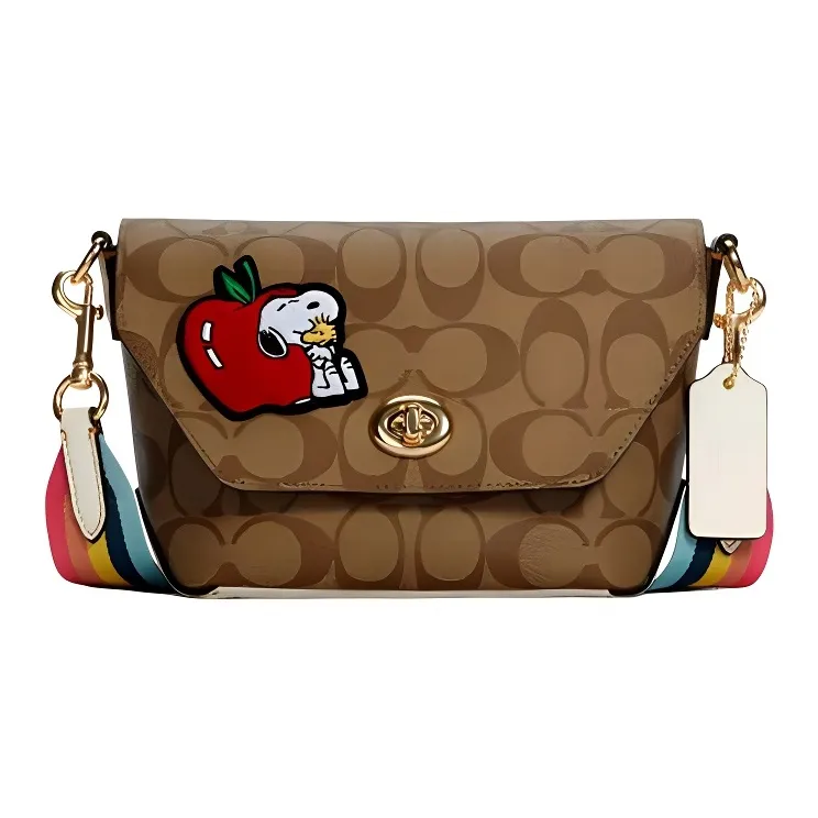 Snoopy X COACH Karlee Shoulder Bags