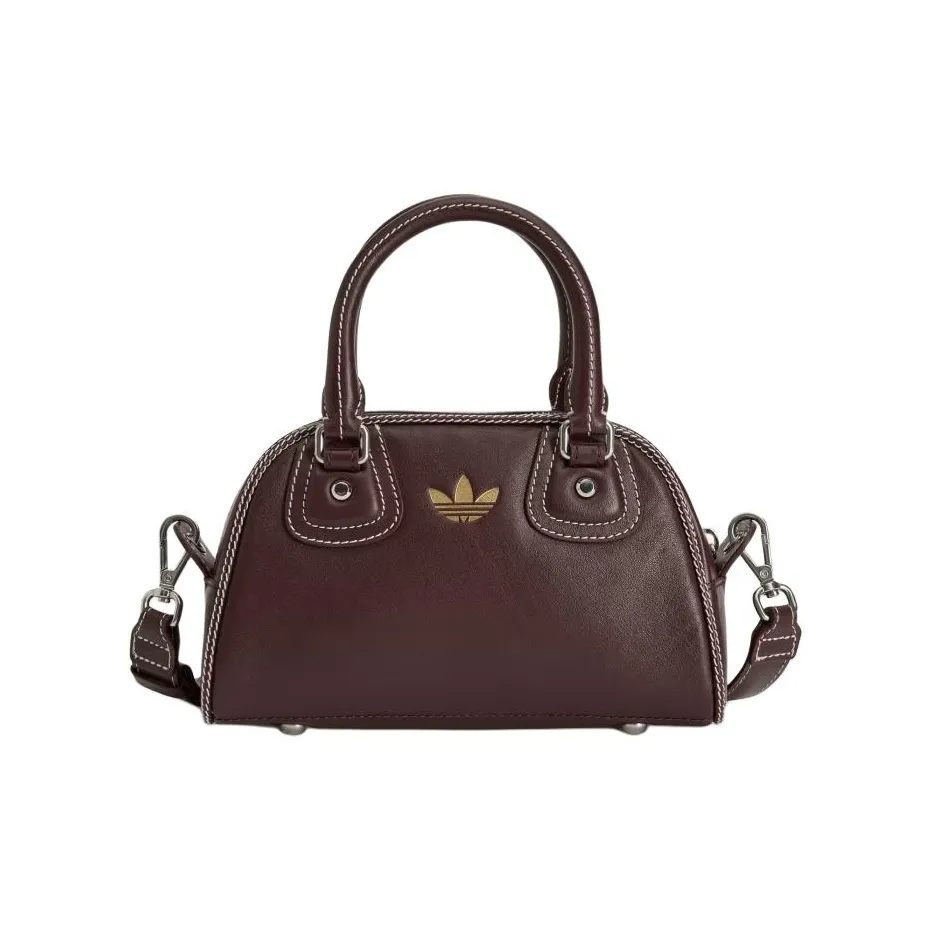 Adidas Originals Коровья кожа Bowling Bag Сумка Стандартная Женская Night Red