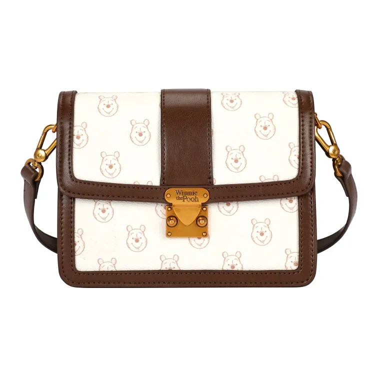 MESUCA Disney/Disney Collection PVC Crossbody Bag, Shoulder Bag Regular Women's Ecru