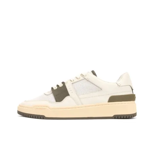 FOOT INDUSTRY Кроссовки для скейтбординга Low Top Экрю/Оливково-зеленый Унисекс