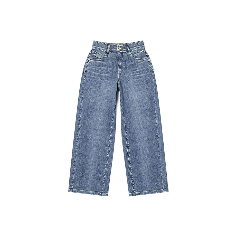 Lee Средне-голубые Женские Джинсы