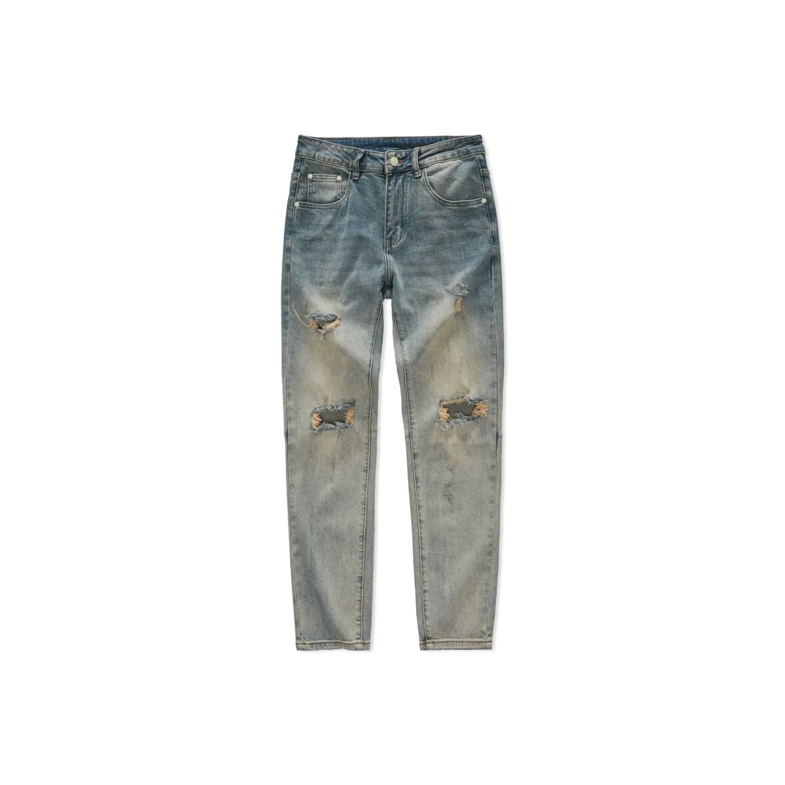 JIKENDI Светло-синие мужские джинсы