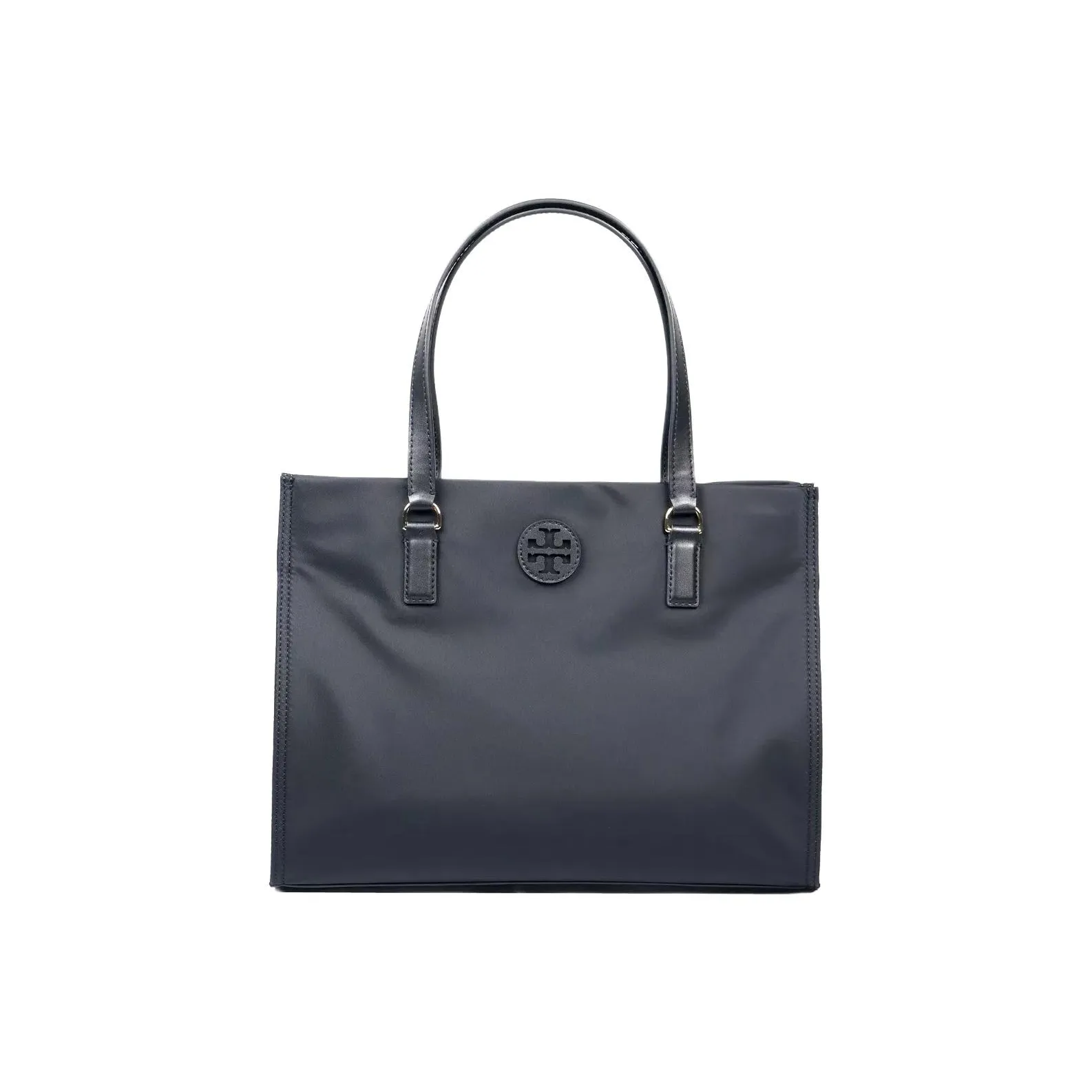 TORY BURCH Ella Нейлон Тоут Сумка Сумка для покупок Сумка Сумка через плечо Маленькая Женская Черная