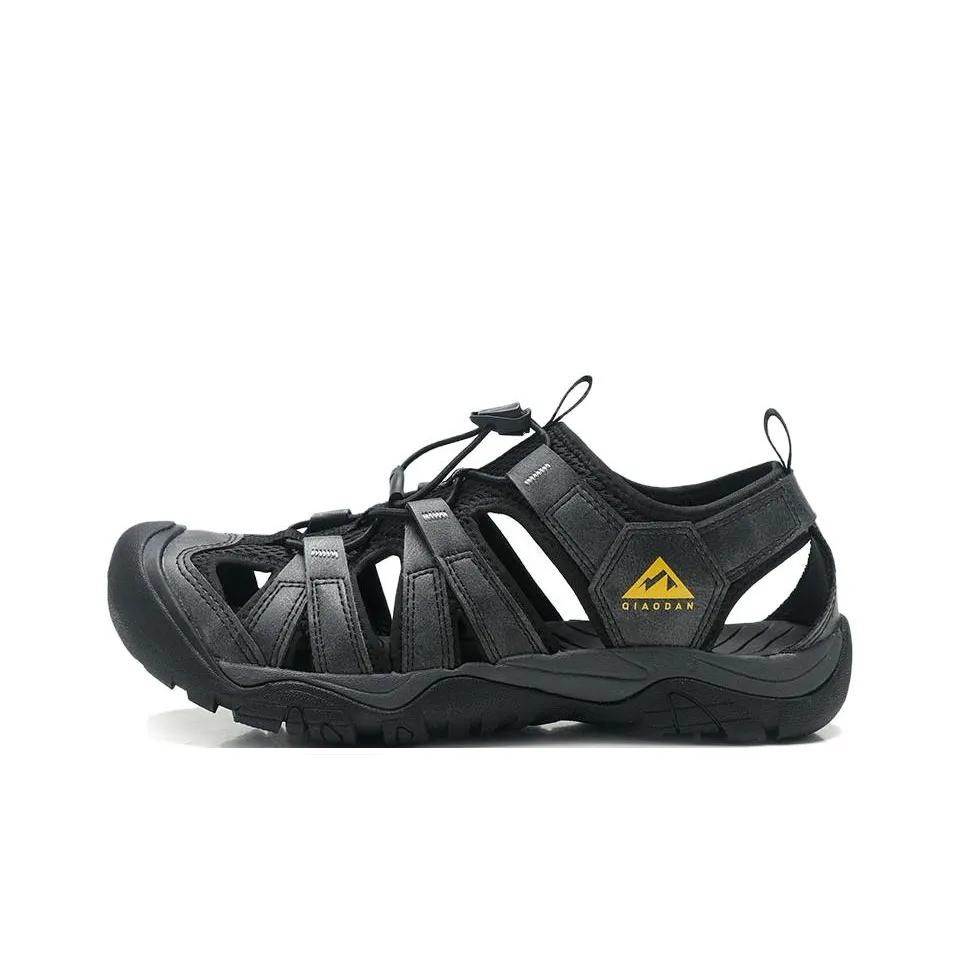 QIAODAN Slip-resistant Дышащий Устойчивый к истиранию Обувь для походов Мужской Black Shark Серый