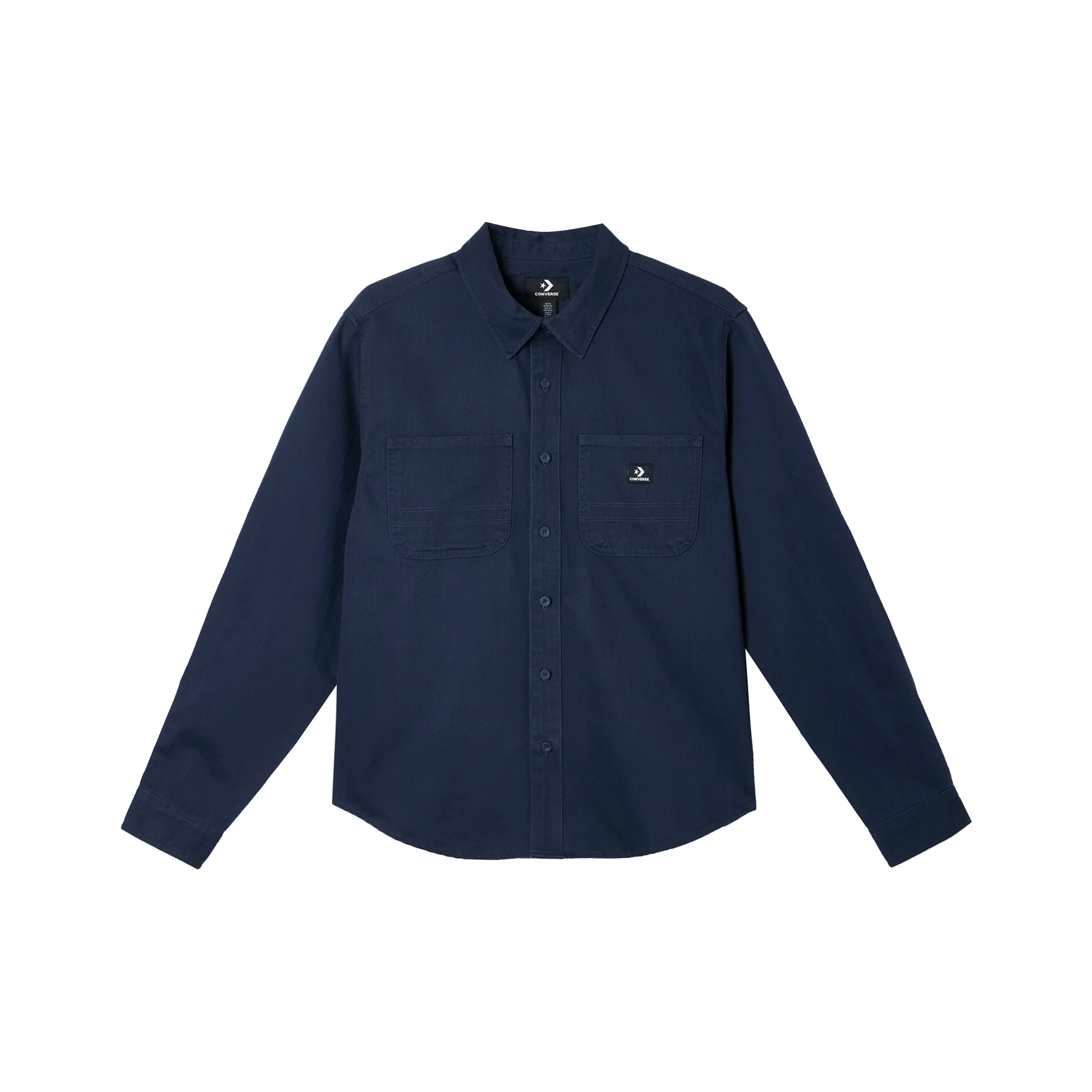 Converse Washed Woven Button Up Shirt
