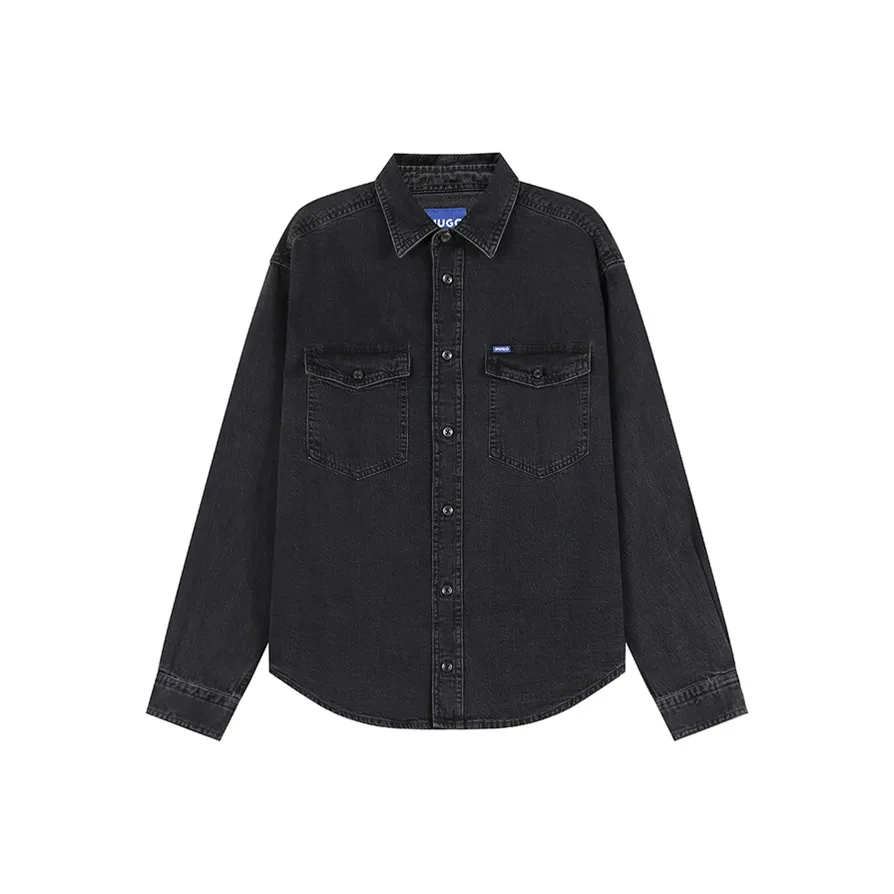 Hugo Boss SS25 Рубашка Мужская Черная