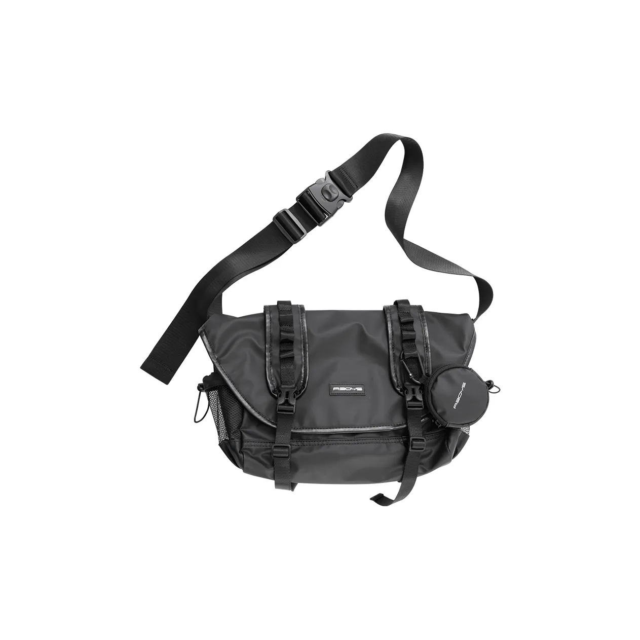 ABOYS Oxford Messenger Bag Medium Unisex Black ABOYS Оксфорд Курьерская сумка Средняя Унисекс Черная