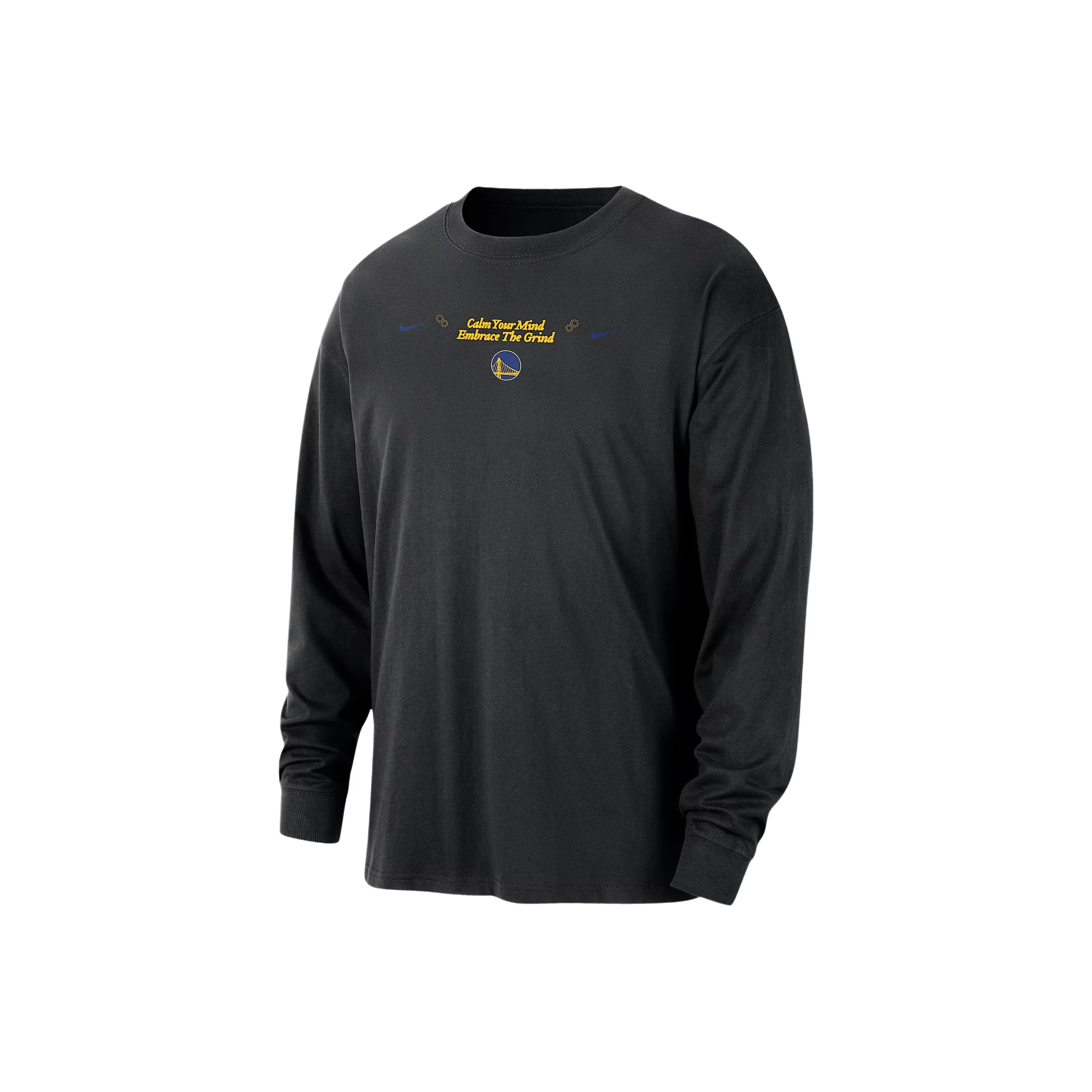 Nike Golden State Warriors Courtside Men's Nike Nba Max90 Long Sleeve T Shirt