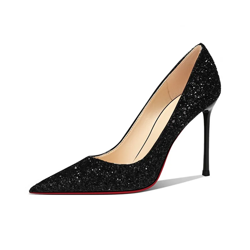 WOXXXN Высокие каблуки Женские Черный