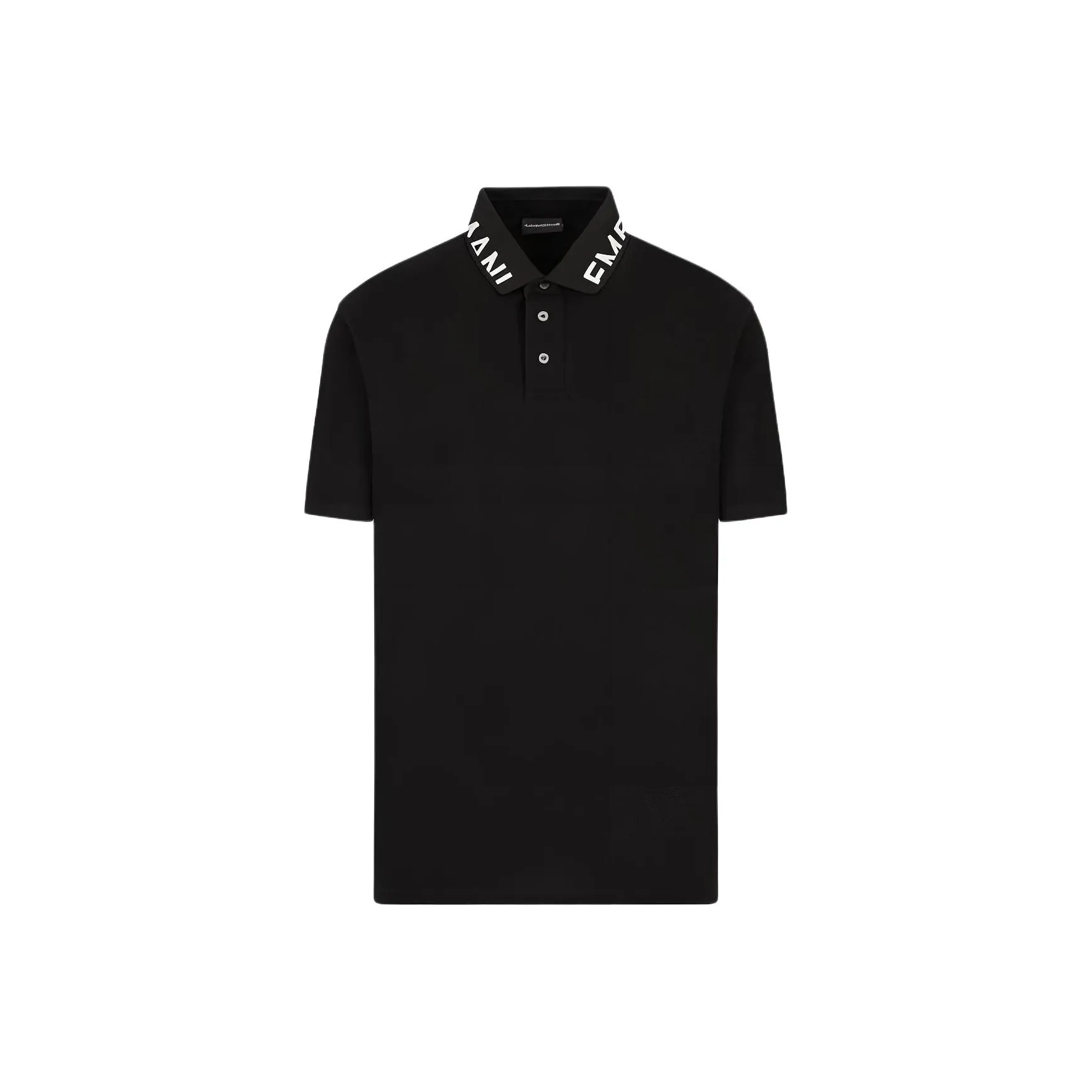 EMPORIO ARMANI SS23 Polo Shirt Men's Black