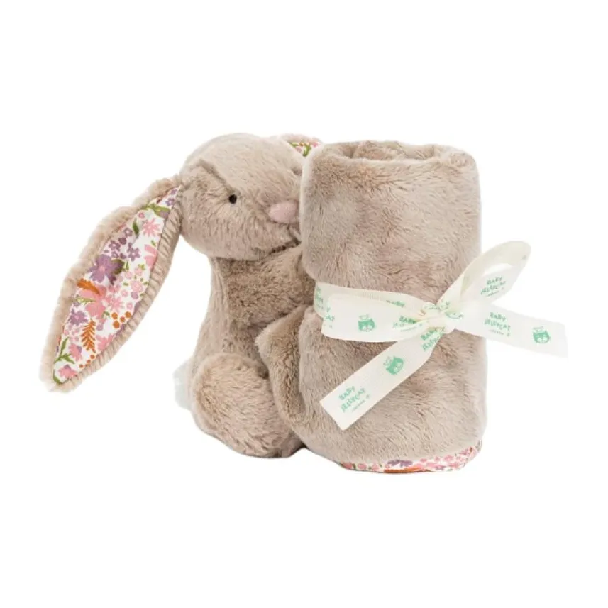 JELLYCAT Newborn Collection Цветочная ткань Бежевый Кролик Комфортер Paidor Аксессуары для кукол Плюшевая кукла 34 см Высокая