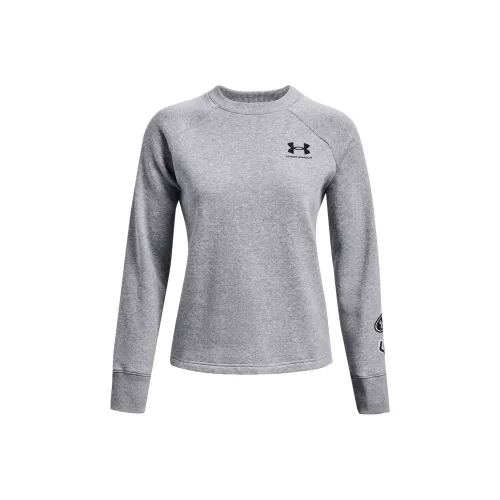 Under Armour Rival Fleece Серый Женская одежда для фитнеса