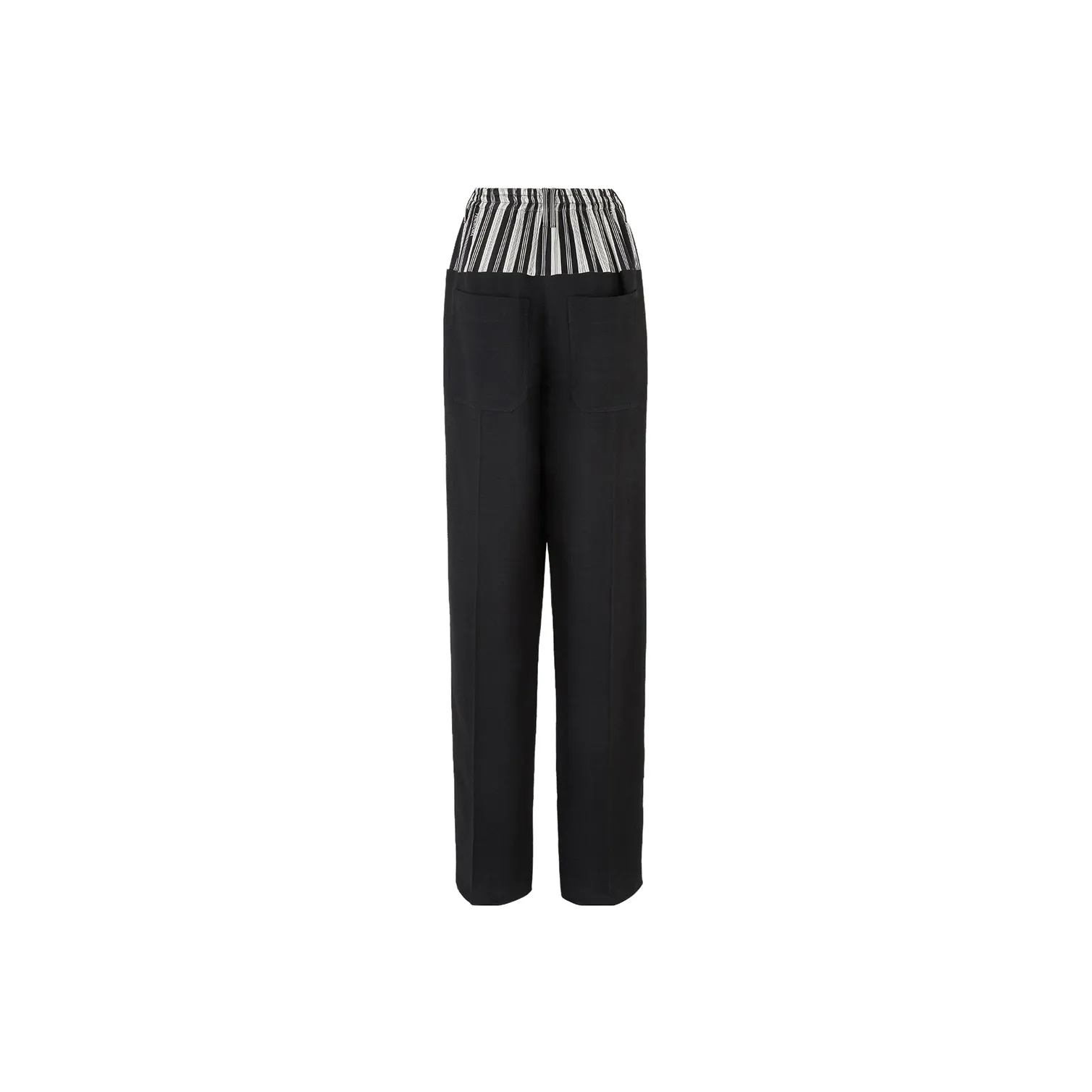 FENDI Stripe Printed Cigarette Trousers