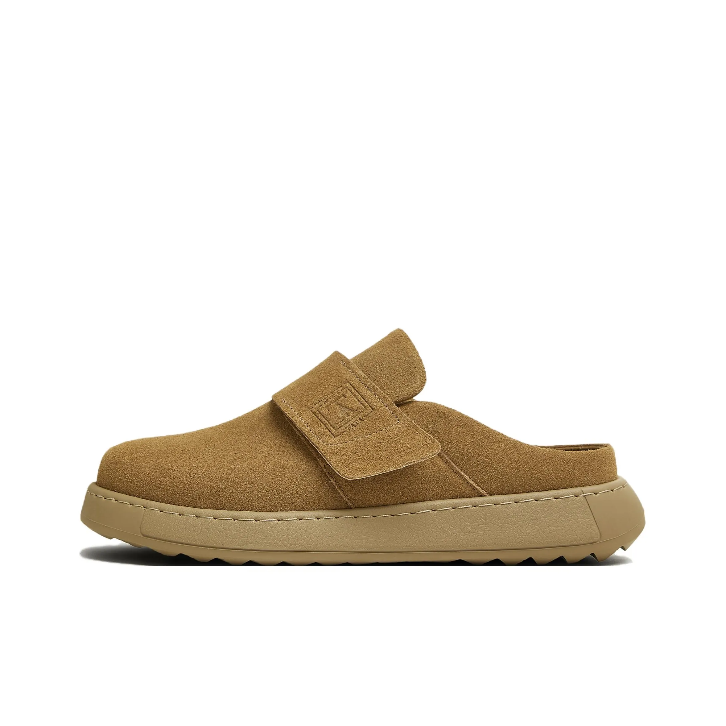 TATA Пена Подошва Шов Пэчворк Кожа Тихий Домашний Тапочки Мужские