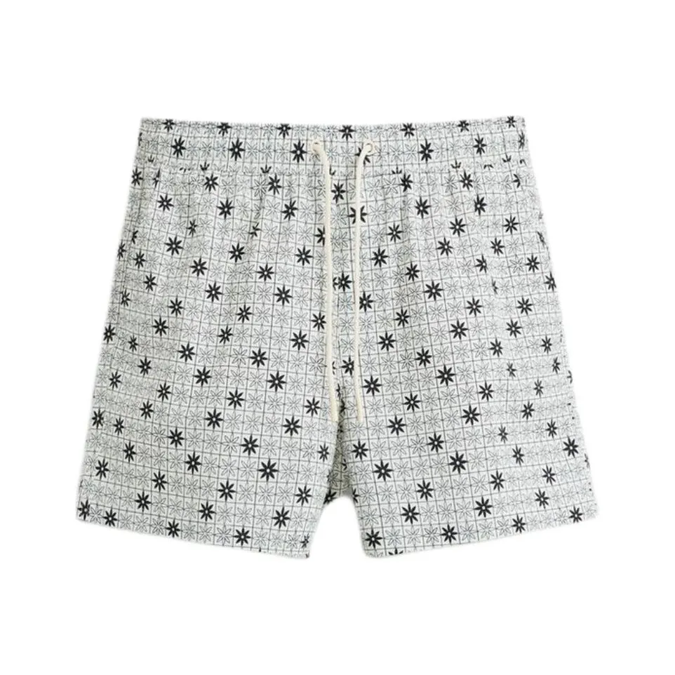 ZARA Белые Мужские Плавательные Шорты