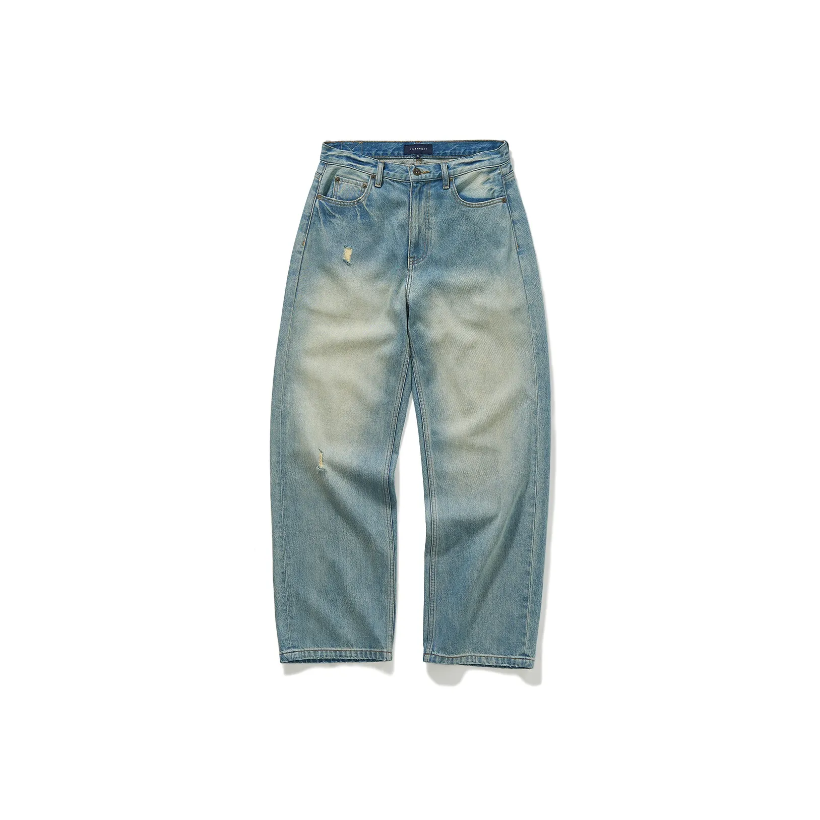 714STREET Jeans Unisex Denim Blue