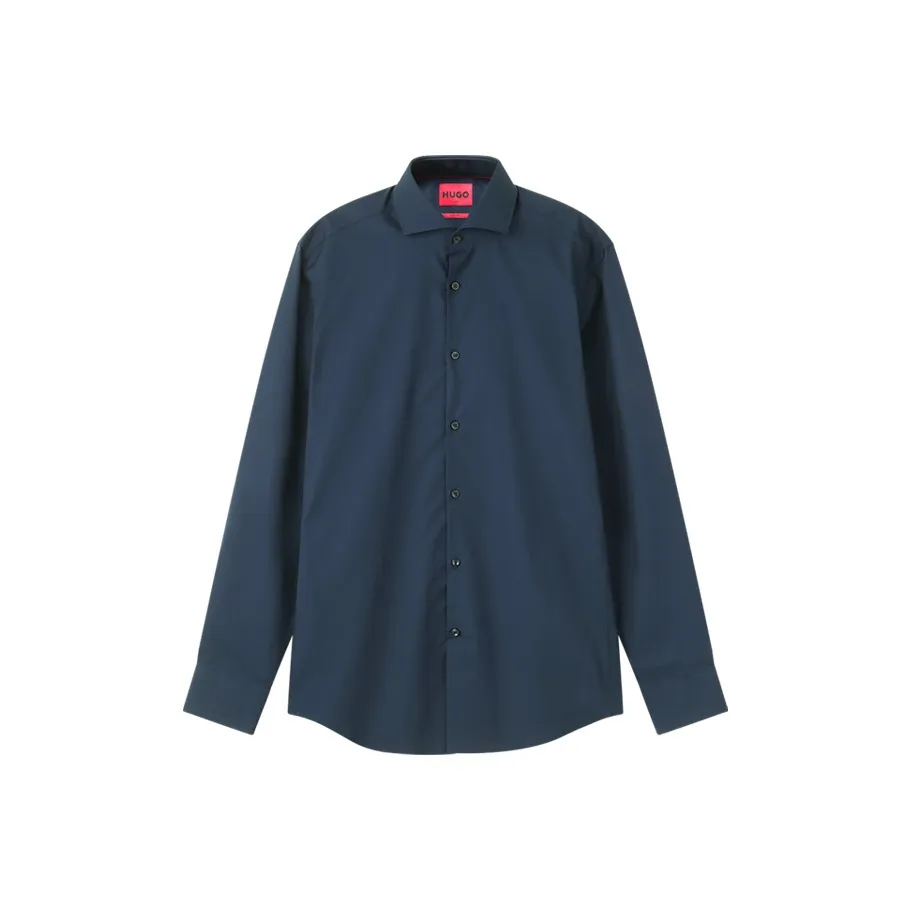 Hugo Boss SS25 Рубашка Мужская Морской Синий