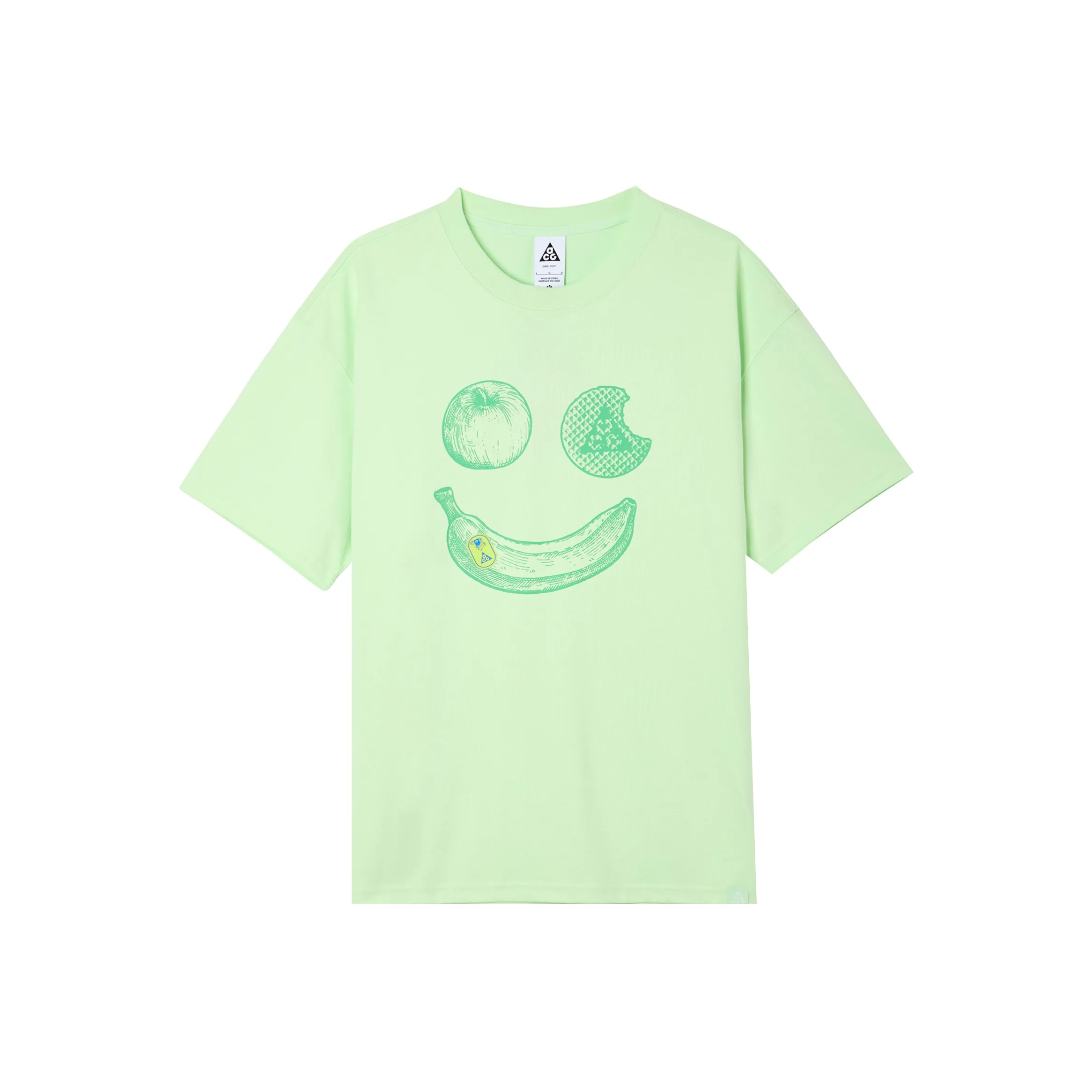 nike Паровой Зеленый Мужской T-Рубашка