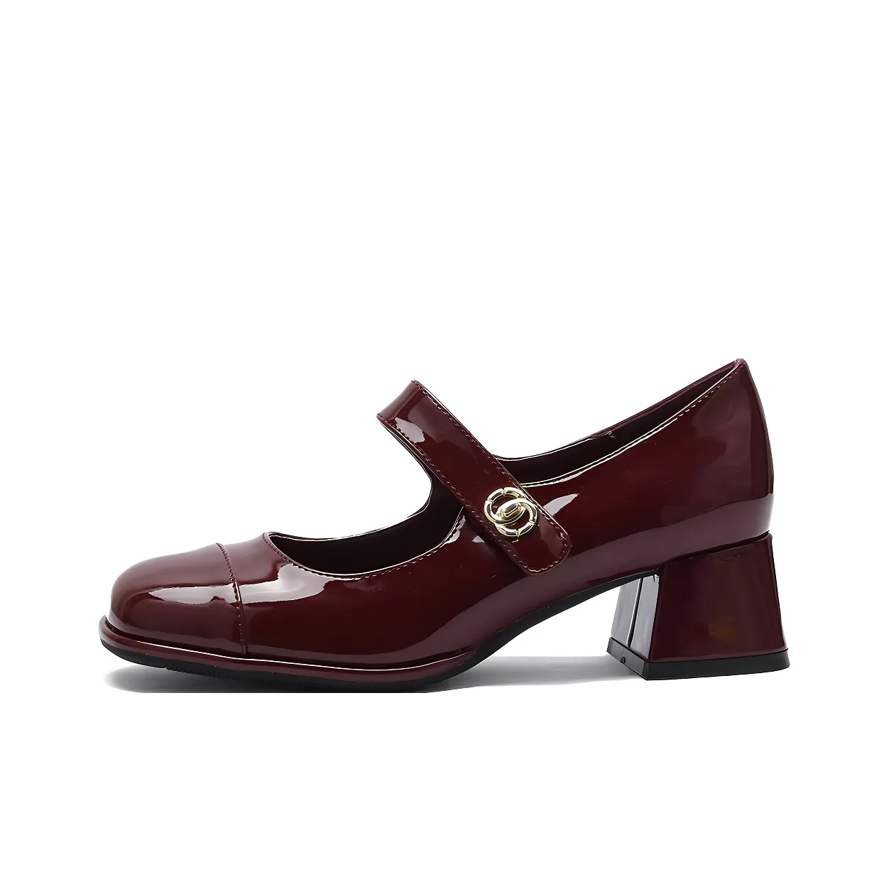 WEISHIBANGWEI Mary Jane обувь Женская Бордовая