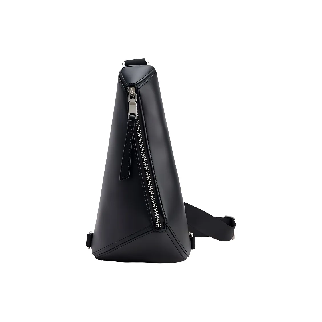 URBAN REVIVO Artificial Leather Sling Bag Regular Men's Black
