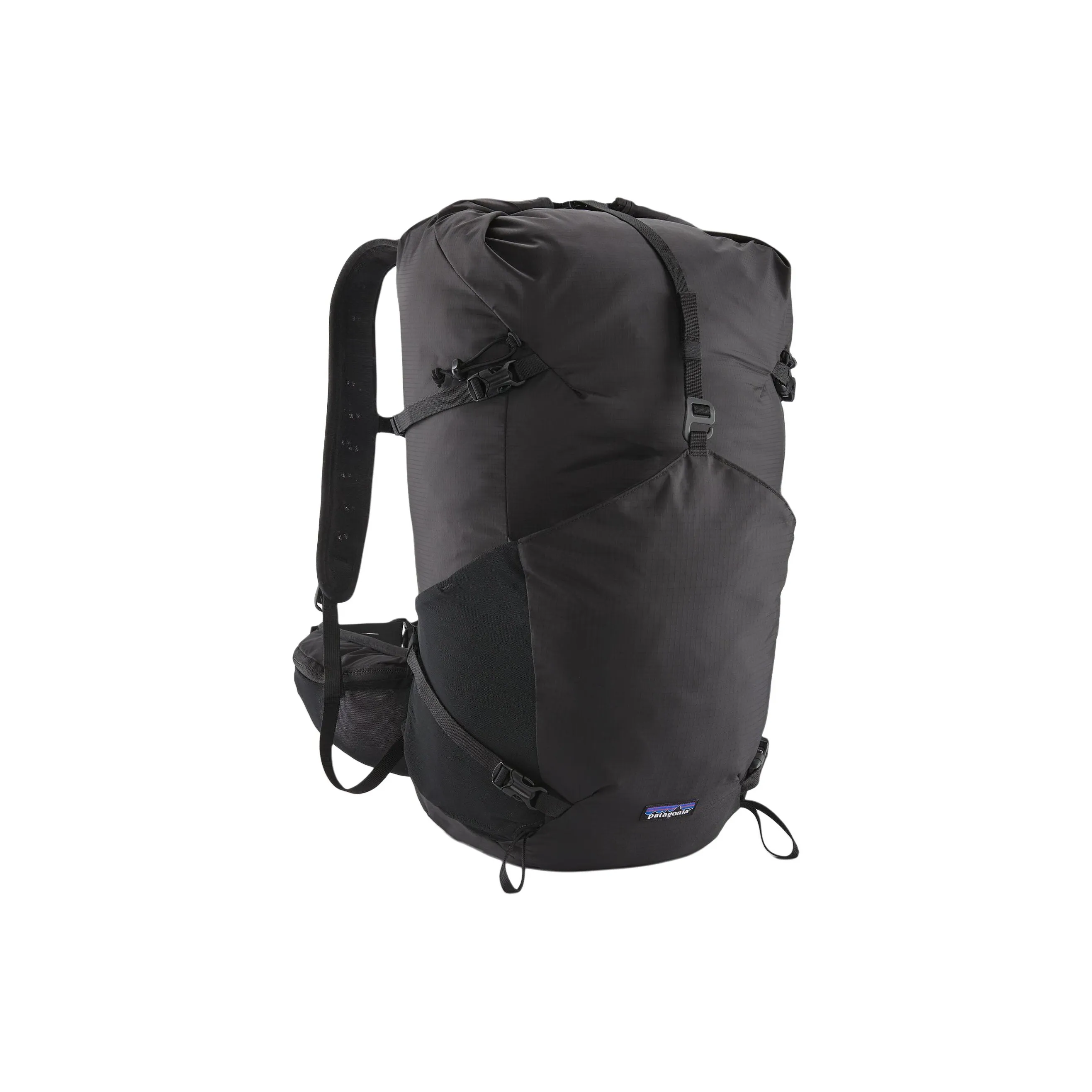 Patagonia Terravia Recycled Nylon Outdoor Mountaineering Bag Backpack Unisex Black