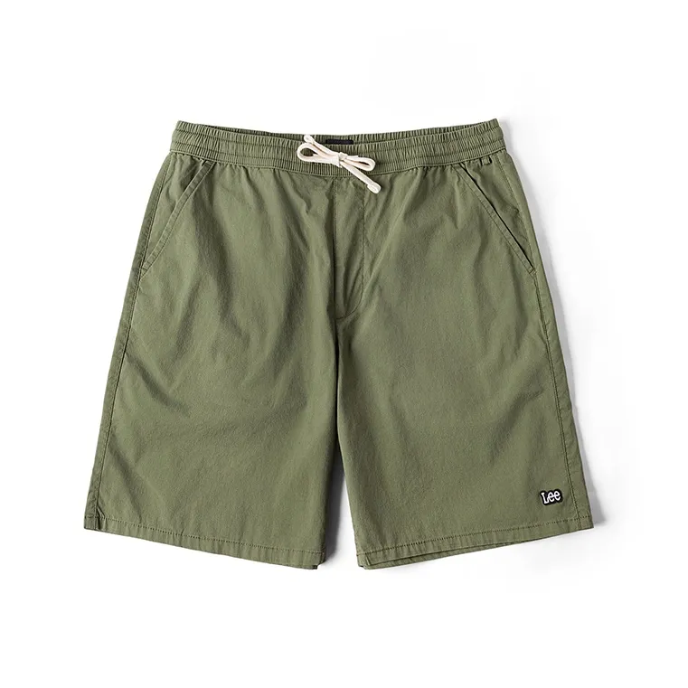 Lee Оливково-зеленые Мужские Повседневные Шорты