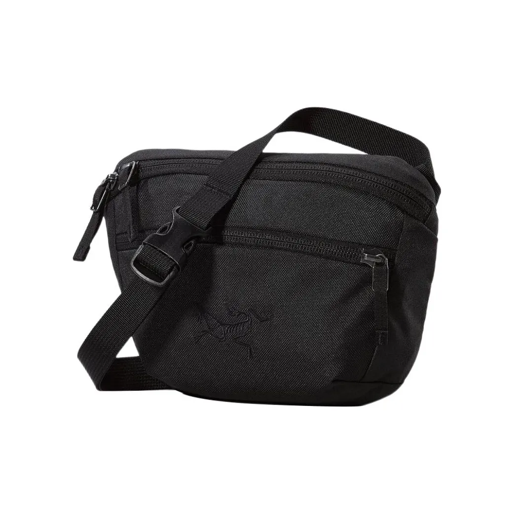 Arcteryx 1.5L Outdoor Bags Recycled Polyester Black Unisex