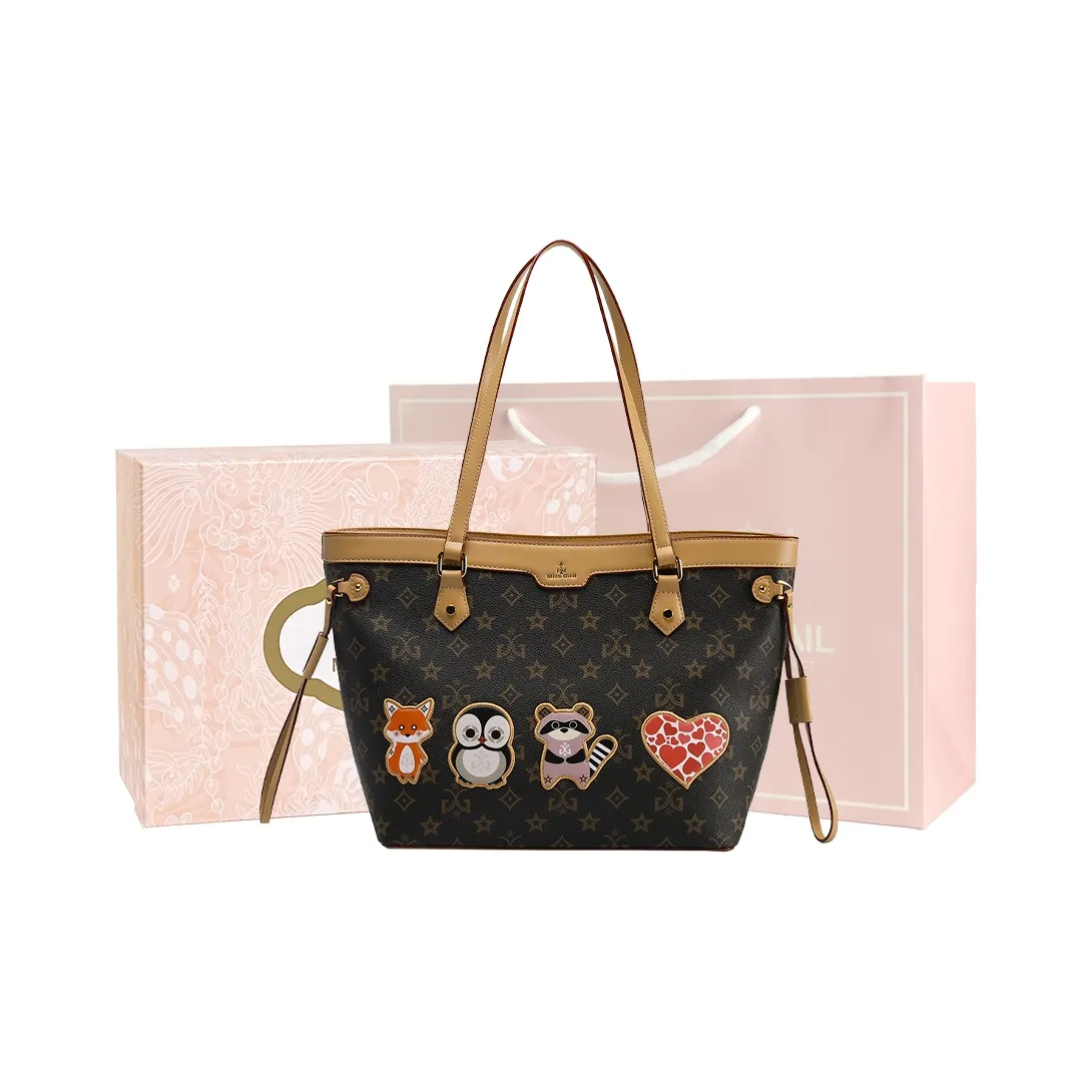 MISS GAIL Сумка из синтетической кожи сумка через плечо женская монограмма абрикос монограмма белый