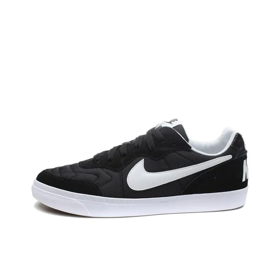 Nike Tiempo Trainer Wear resistant And Lightweight Low Top Skateboard Shoes Men's Black
