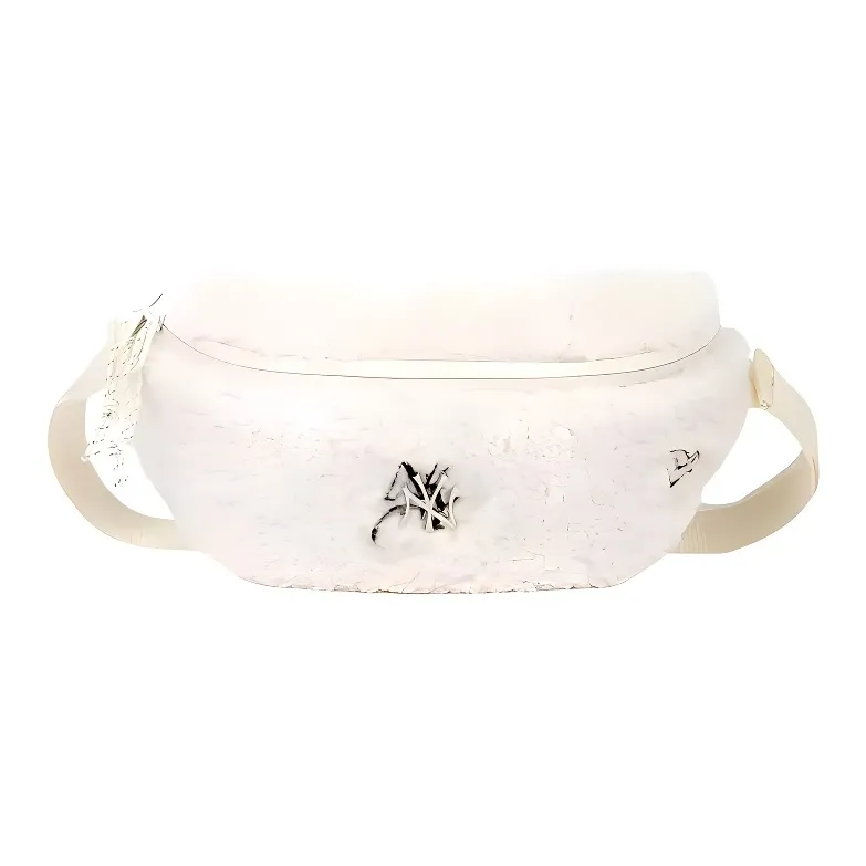 New Era × MLB Коллаборация Шерсть Одно плечо Через плечо Бананка Средний Унисекс Экрю