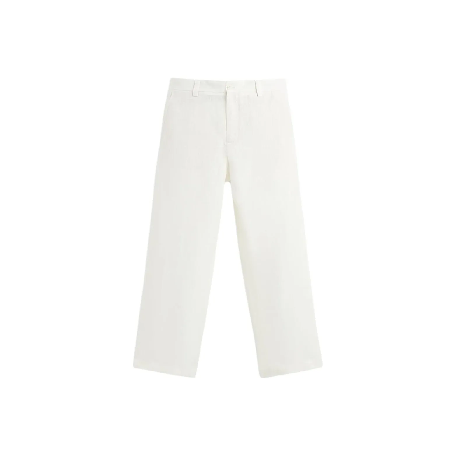 ZARA Белый Мужской Костюмные Штаны