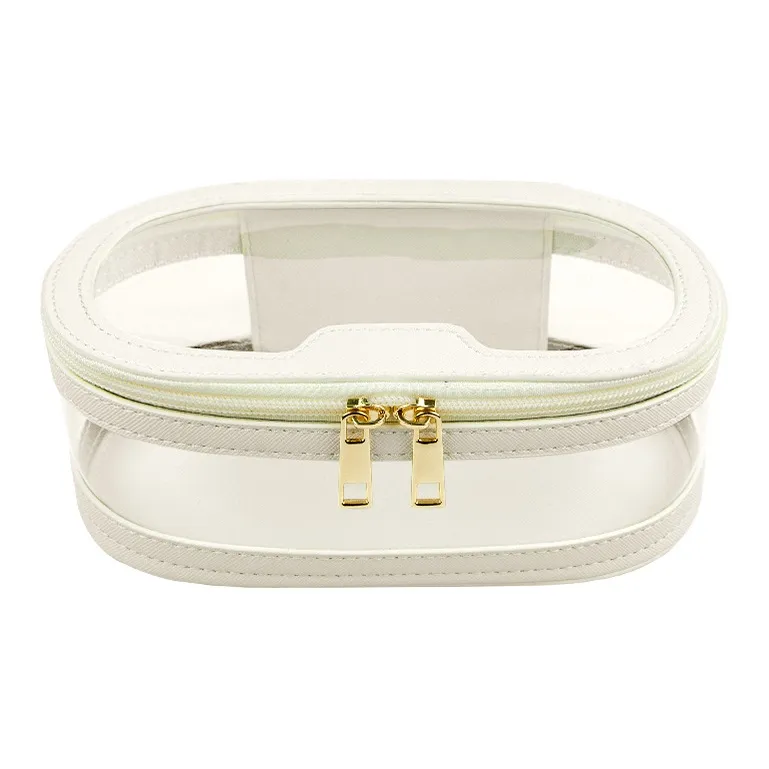 WW 160704 Освежающий Утонченный Премиум Маленький RUN Дизайн с Текстурой PVC Прозрачная Сумка для Косметики Makeup Bag Косметички