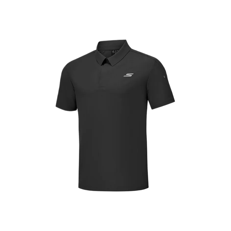 Skechers Charcoal Black 0018 Мужская Поло