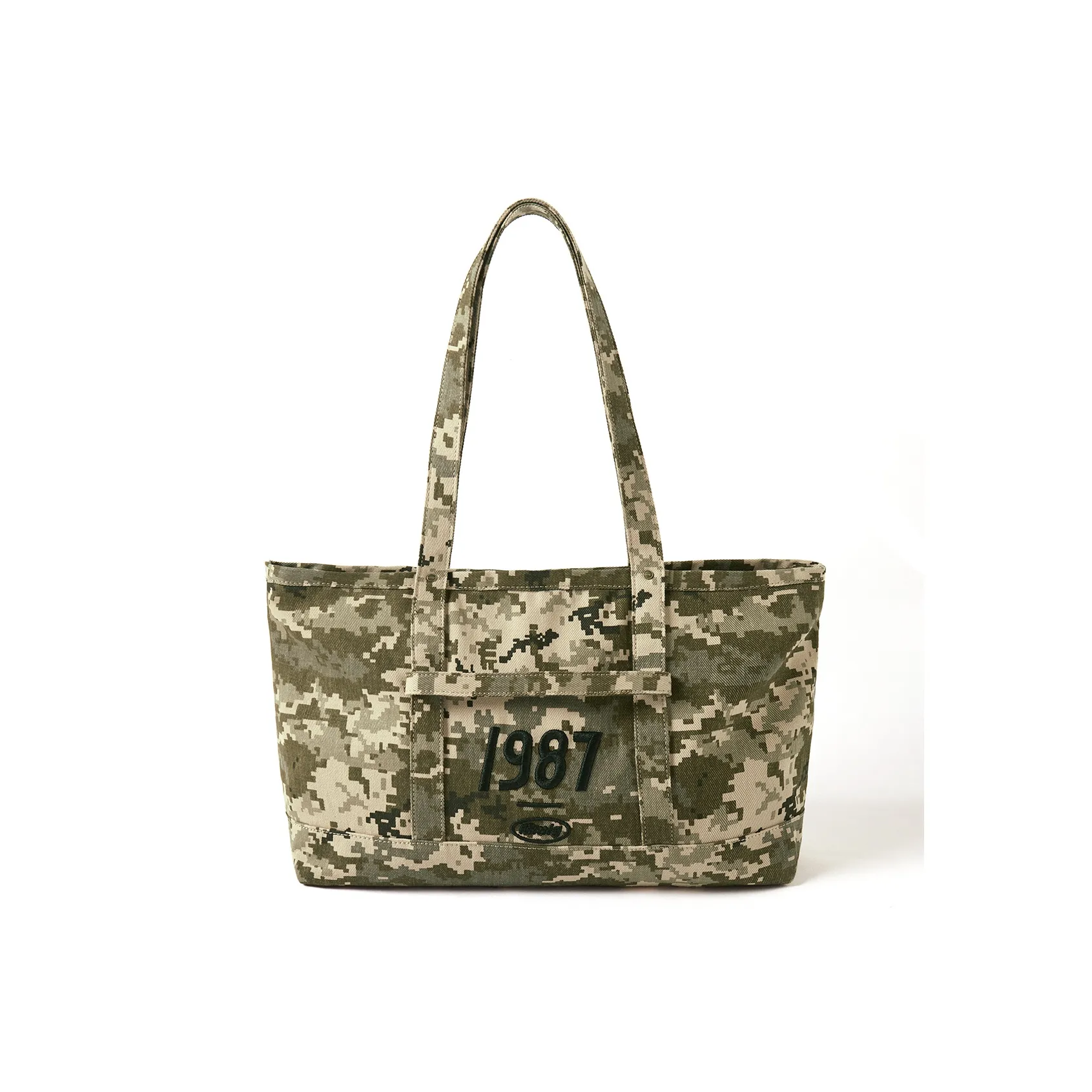 MMLG Хлопок Тоут Сумка Сумка через плечо Средняя Унисекс Хаки