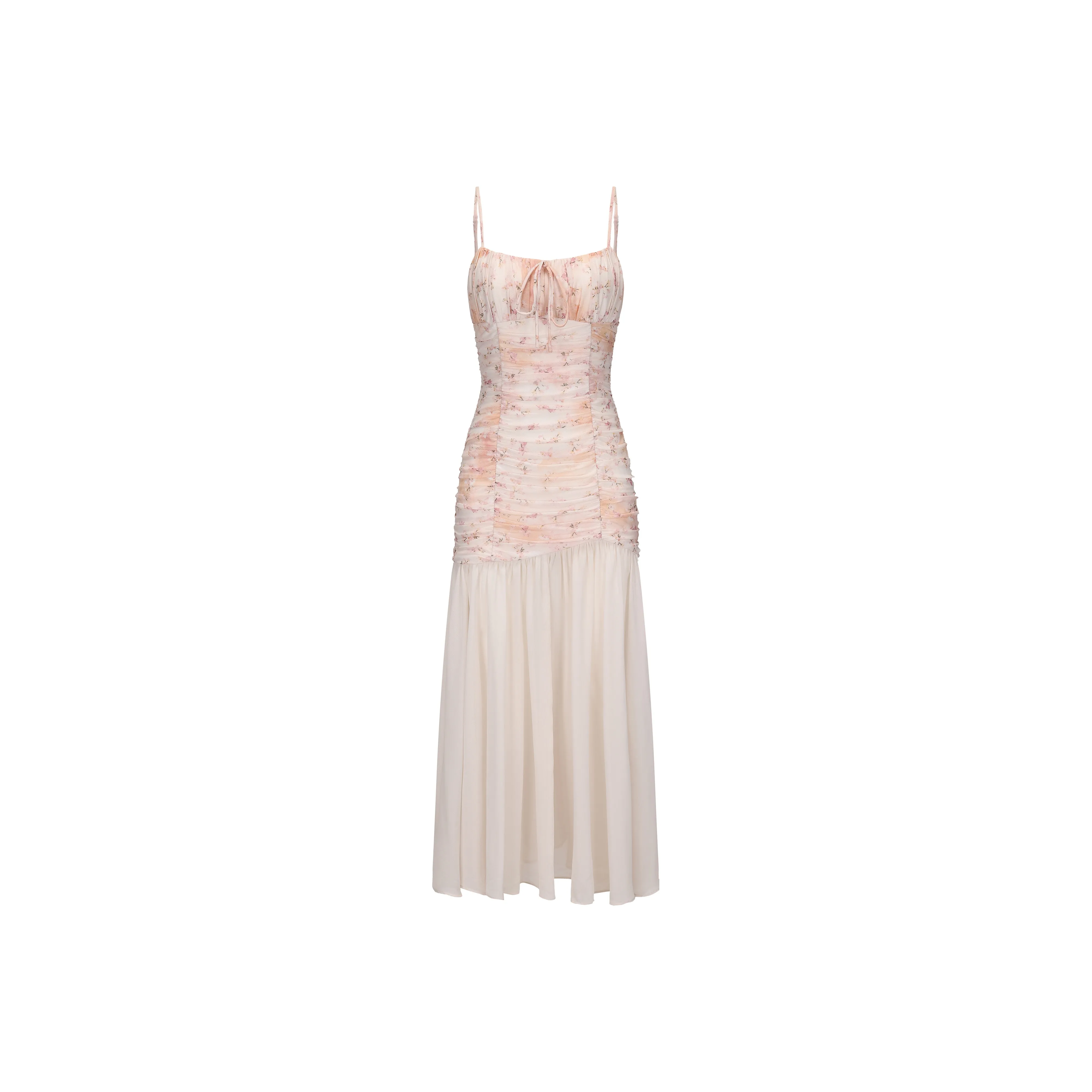 CHIWAWAMEME Апельсиновый цветок Crumble Женские Слип-платья