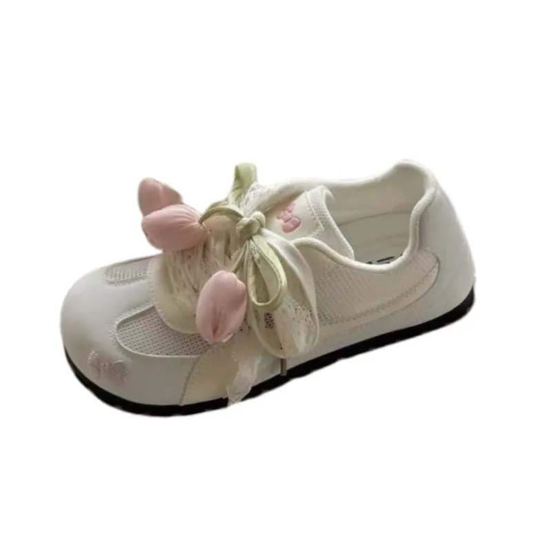 BINGO DUCK Низкие кеды для скейтбординга с покрытием белые женские